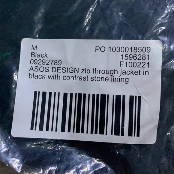 ASOS DESIGN jacket with storm vent stone lining - Picture 6 of 7